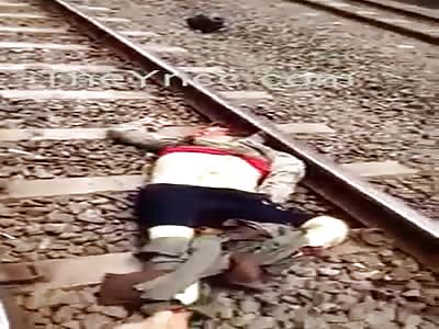 Motociclyst dead by Train.