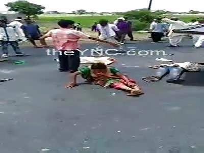 Accident  In Morena city 