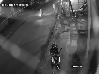 Accident crossing the street