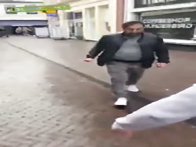 filthy immigrant in my country with knife