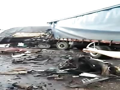 accident at the new track angle ground beef