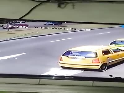 truck crushes motorcyclist