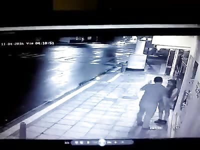 motorcycle crashes car and driver dies