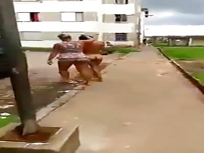 Humiliating her Husband's Naked Mistress by Parading Her in the Hotel Parking Lot 