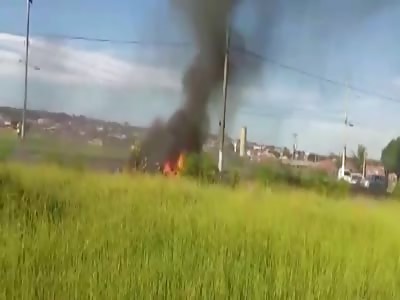 Bus saved from explosion miracle