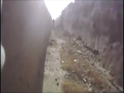 Interpreter Steps on IED On Patrol â€“ Helmet Cam Footage