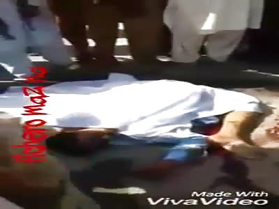 Man dies in strange position