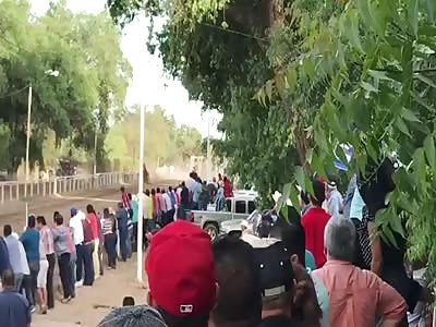 Accident in horse race