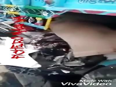 Died on colliding with the truck's ass