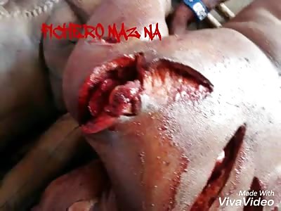 Killed wife with machetes