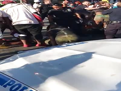 They played target with a black