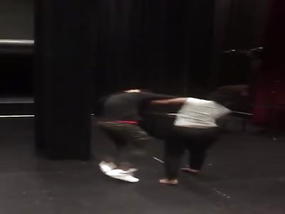 Girl fight over a  in school