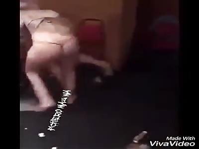 Prostitutes fighting naked