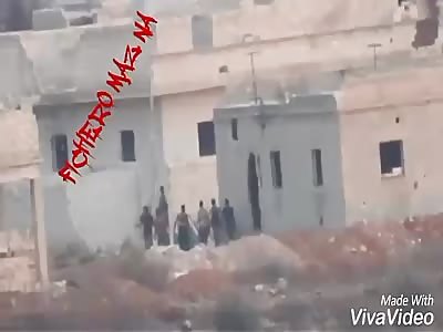 Wire Guided Missile Finds Troops Walking In The Open