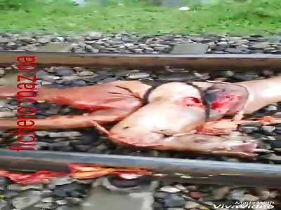 Nice accident gore: Man turned in Pieces by Locomotrive