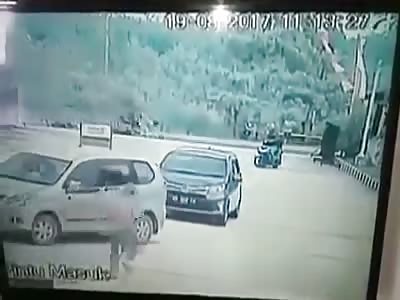 Motorcycle crash