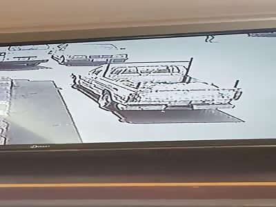 Car runs over man across the street