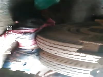 Man trampled by truck