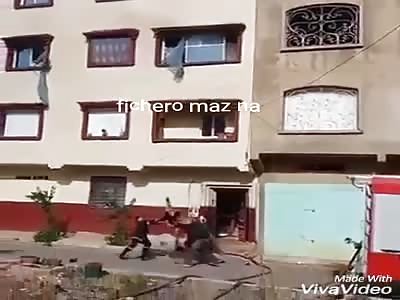 woman jumps in search of love