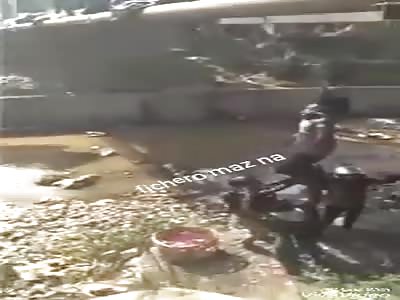 SUICIDE: man commits suicide for love (another angle)