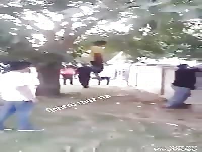 SUICIDE: man is found hanging from a tree