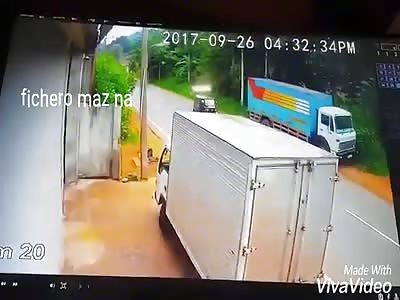 FATAL: car crashes on truck