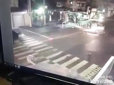 ACCIDENT: car hits street kids