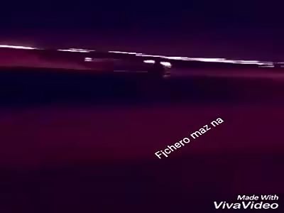 ACCIDENT: motorcyclist suffers accident when doing pirouette