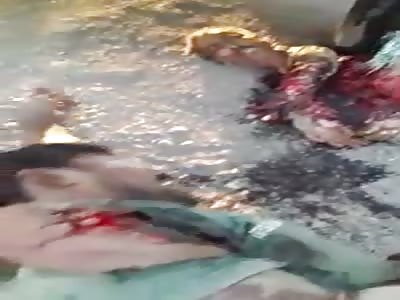 GORE: MOTORCYCLE IS CRUSHED BY TRUCK