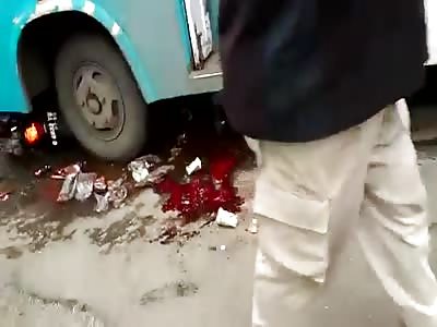 MOTORCYCLE DEATHS CRUSHED UNDER TRUCK