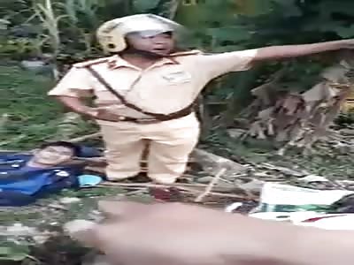 MAN SUFFERS ACCIDENT