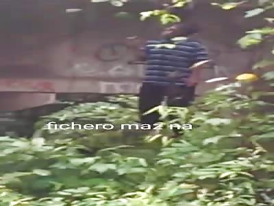 MAN IS FOUND HANGED AS PIÃ‘ATA