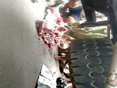 BODY LIFTED IN PIECES