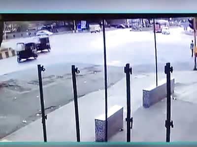 ACCIDENT RECORDED IN CCTV