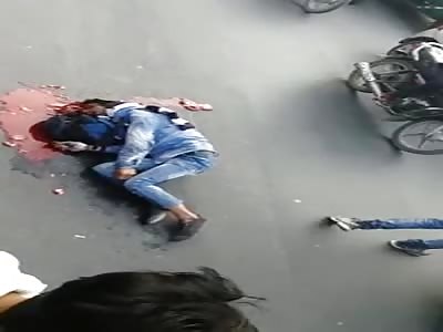 MAN DIES IN THE PAVEMENT