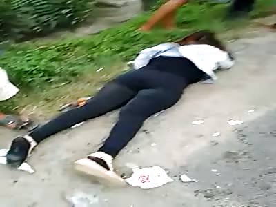 MOTORCYCLE ACCIDENT ... BYE LADY