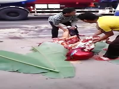 GORE: WOMAN DIES TERRIBLY