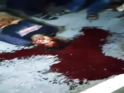 BRUTALLY HITTED THIEF