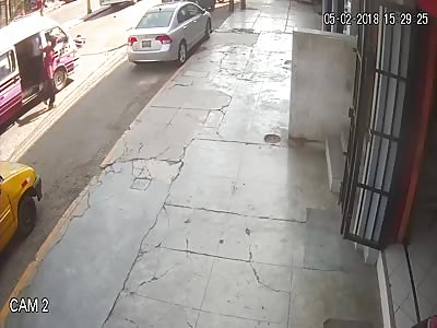 WOMAN  CRUSHED BY TRUCK