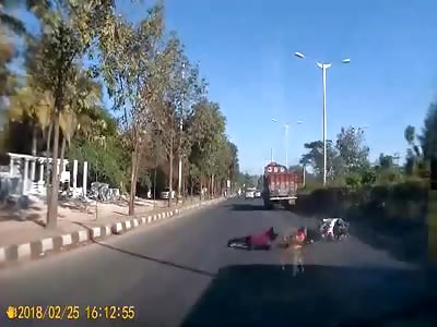 ACCIDENT OF MOTORCYCLISTS