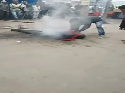 Man killed by high voltage cable