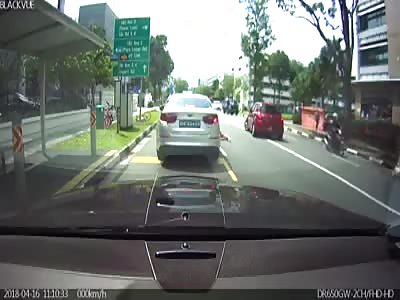 STUDENT IS AVENTED BY THE CAR