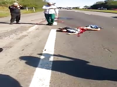 DIVIDED IN TWO ON THE ROAD