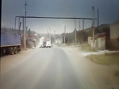 DRIVER LOSES CONTROL