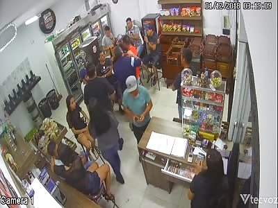 BRUTAL EXECUTION INSIDE BAR