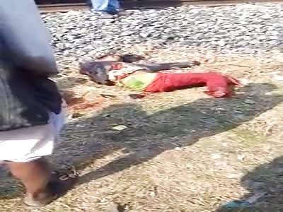 WOMAN SUFFERES CUTTING EXTREMITIES