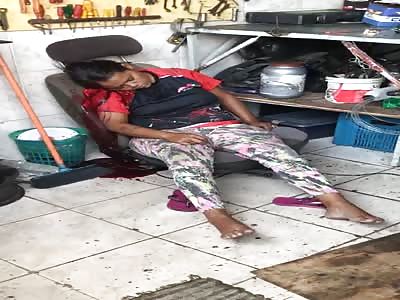 Woman WAS Executed While Sitting on His Couch in the Living Room