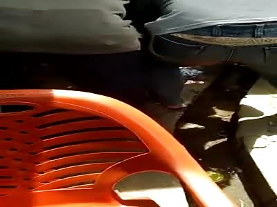 WOMAN INJURED WITH KNIFE