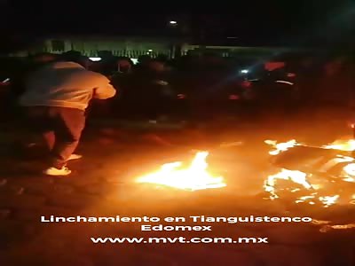 Teen-Killer Set on Fire by Mob