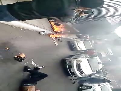 WTF THIEVES BURNED ALIVE